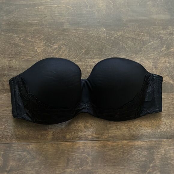 Victorias Secret body by Victoria lined strapless bra Sz-36D - Picture 10 of 11